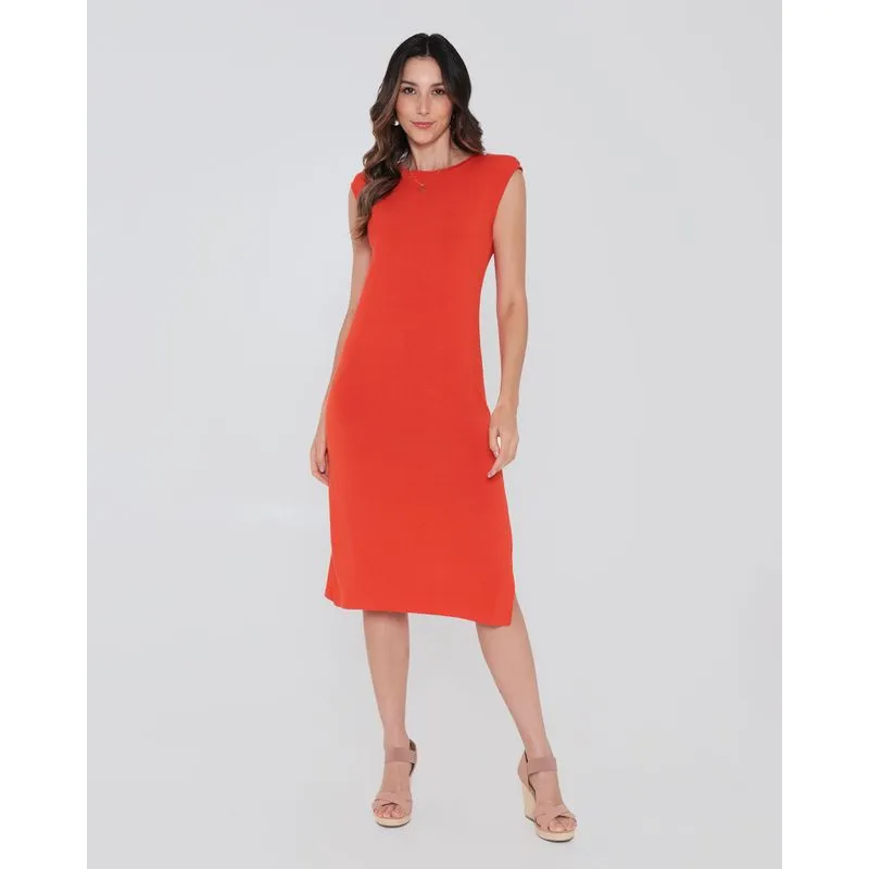 Vestido Feminino Muscle Tee Laranja P