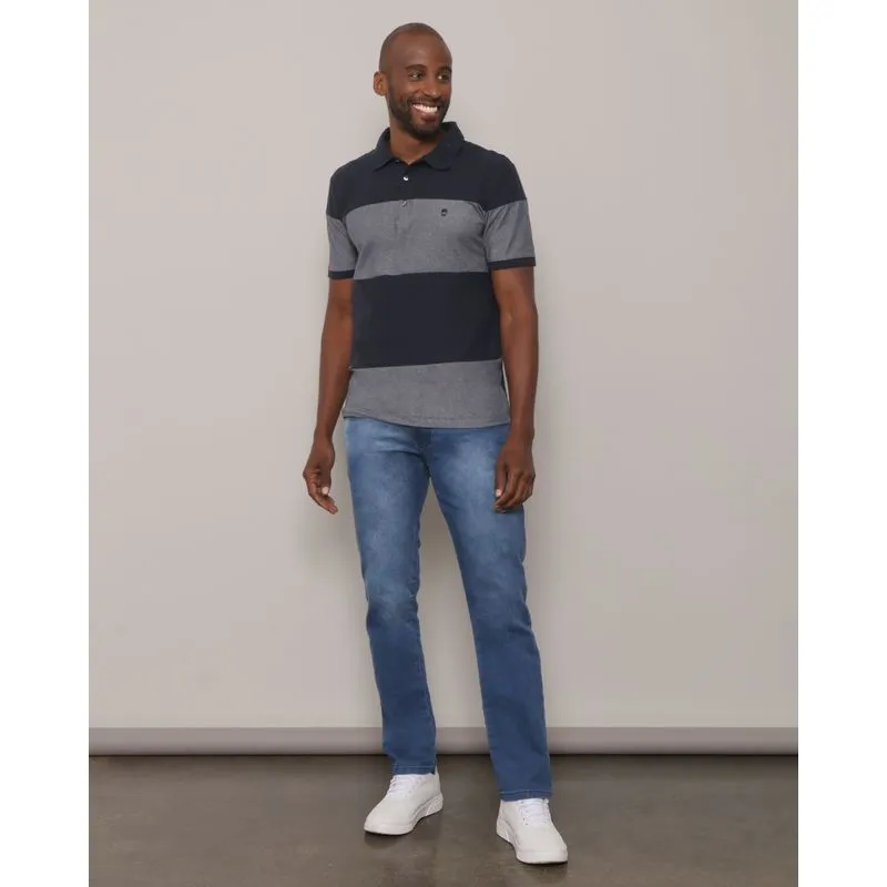 Calça Jeans Masculina Slim Azul 40