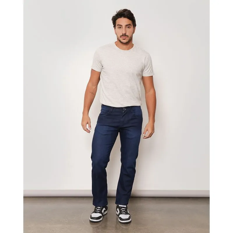 Calça Jeans Masculina Slim Azul 36
