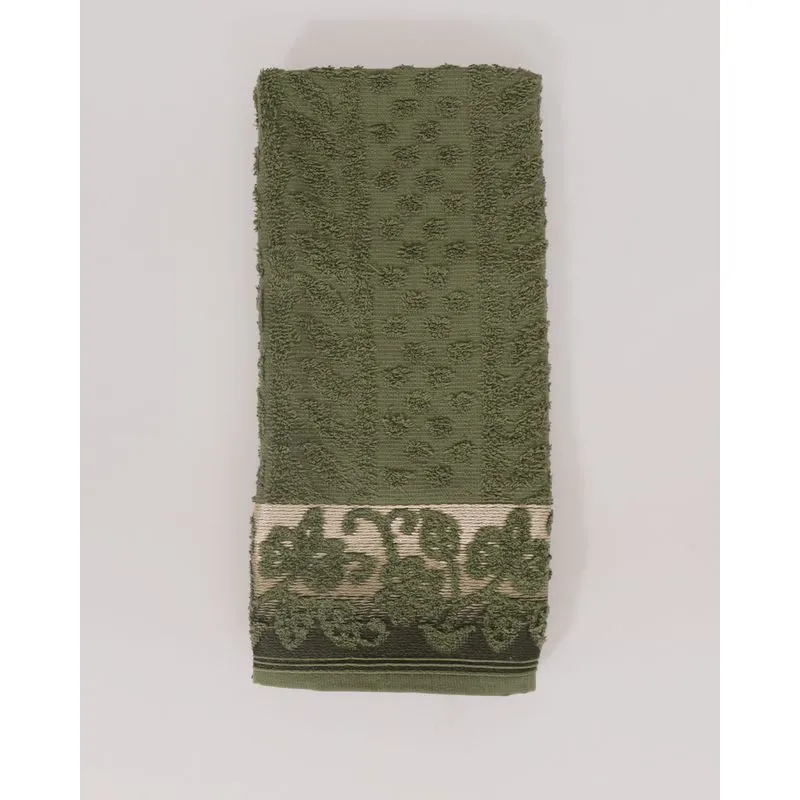 Toalha De Rosto Valletex 48cmx70cm Dakota Verde UN