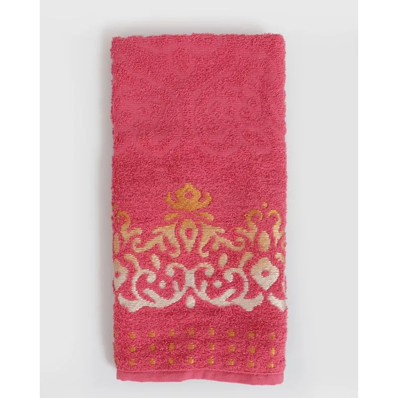 Toalha De Rosto Valletex 48cmx70cm Royale Rosa UN