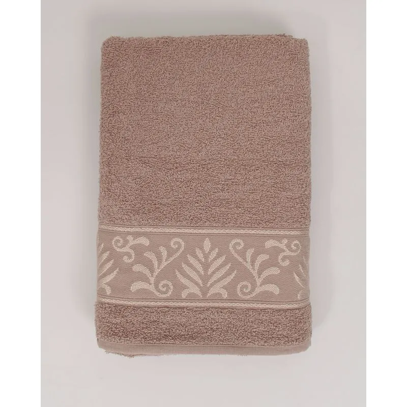 Toalha de Banho Valletex 68cmx135cm Bella Bege UN