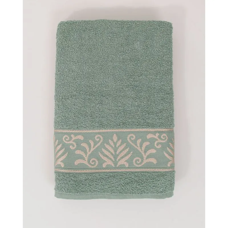 Toalha de Banho Valletex 68cmx135cm Bella Verde UN