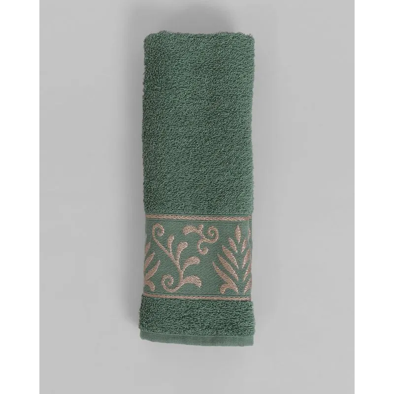 Toalha de Rosto Valletex 48cmx70cm Bella Verde UN