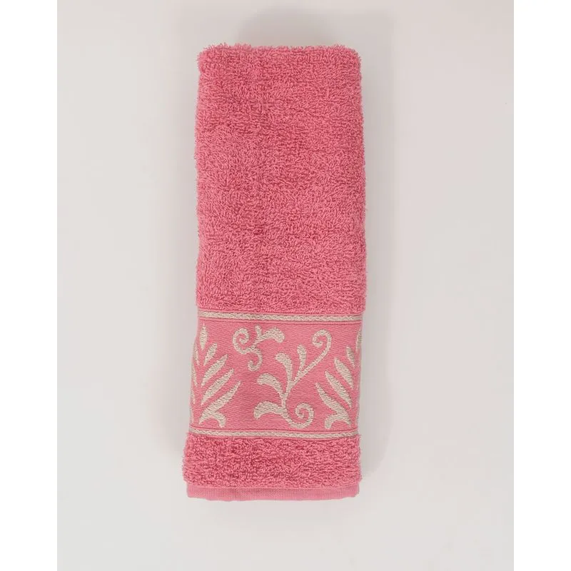 Toalha de Rosto Valletex 48cmx70cm Bella Rosa UN
