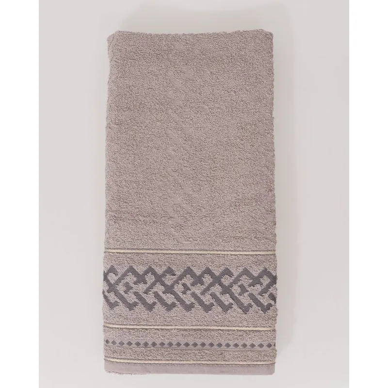 Toalha de Banho Valletex 68cmx135cm Dallas Bege UN
