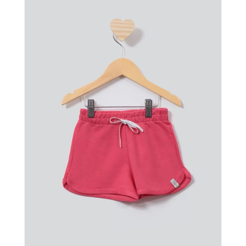 Short Bebê Boxer Moletinho Rosa Escuro 3