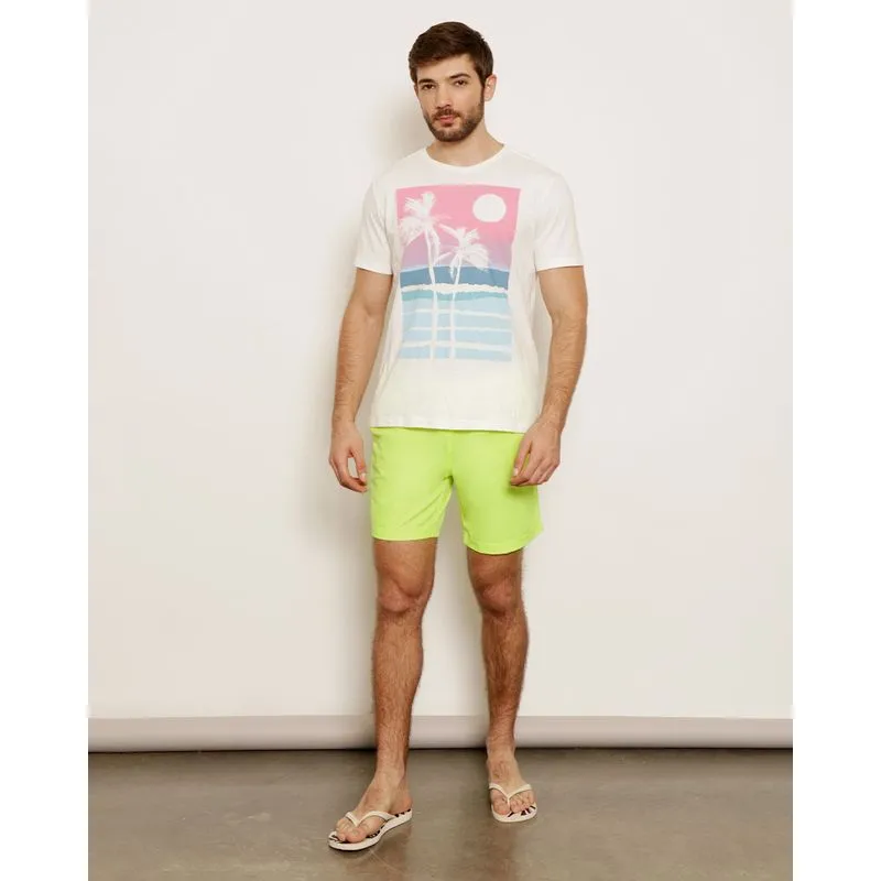 Bermuda Masculina Reta Surf Com Bolsos Cores Sortidas P