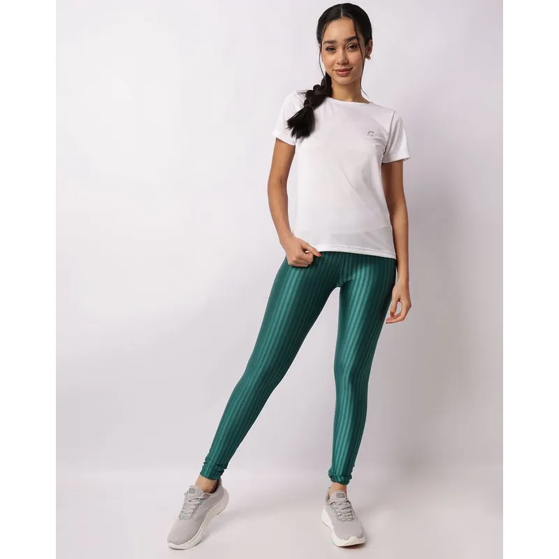 Calça Legging Fitness Feminina Estampa 3D Verde G