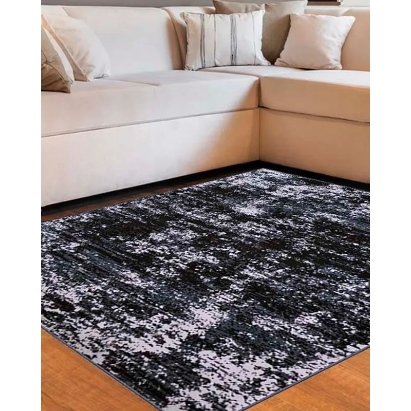 Tapete para Sala Renaissance Dubai 100cm x 150cm J Serrano Preto UN