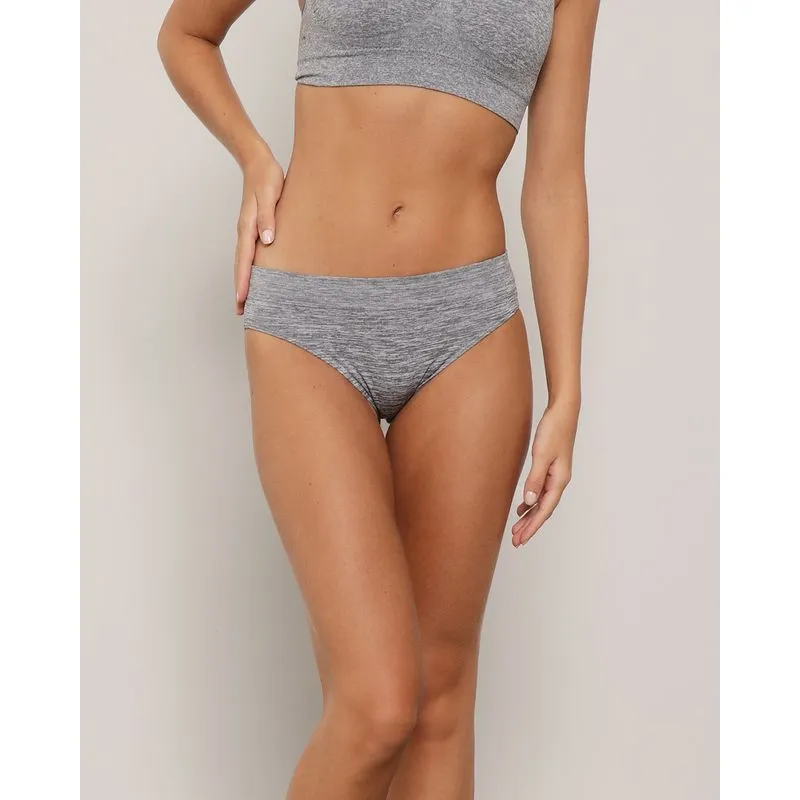Calcinha Avulsa Biquíni Feminina Zee Rucci Mescla Cinza G