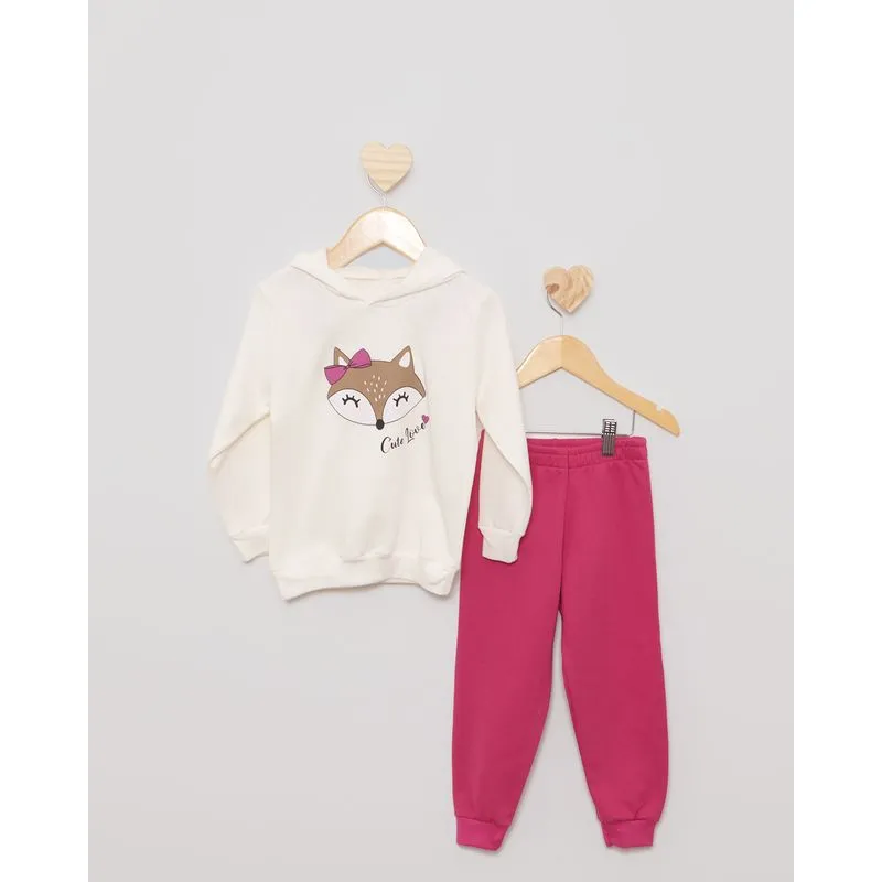 Conjunto Bebê Moletom Unicórnio Off White 3