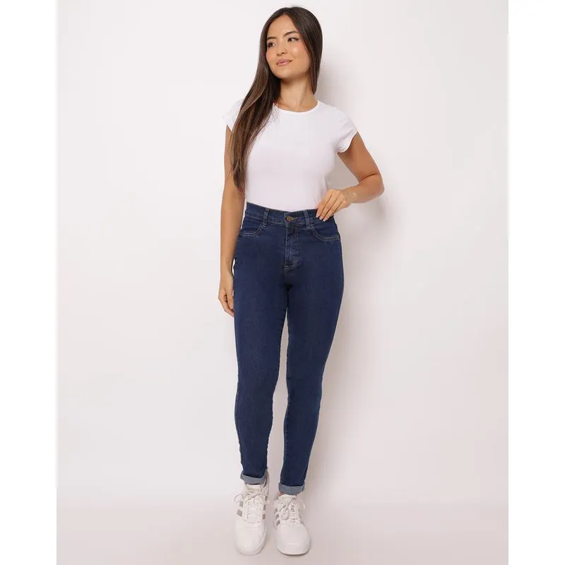 Calça Jeans Feminina Vizzy Cigarrete Azul 38