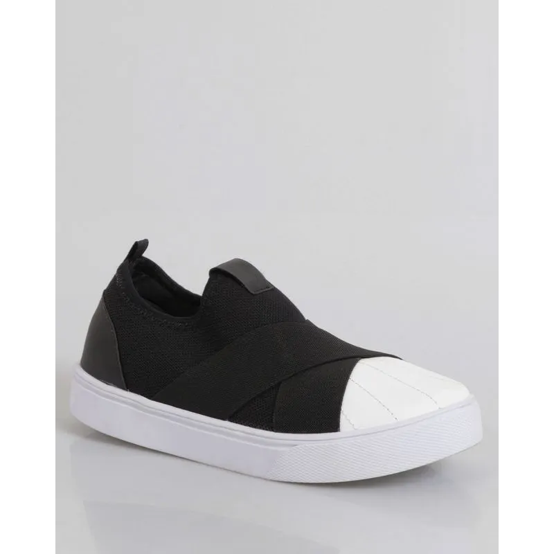 Tenis Feminino Fitter Slip On Preto UN