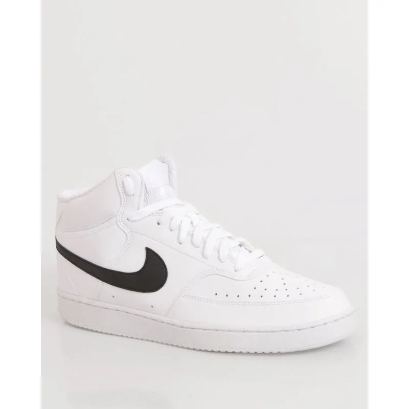 Tênis Masculino Cano Alto Court Vision Mid Nike Branco 39