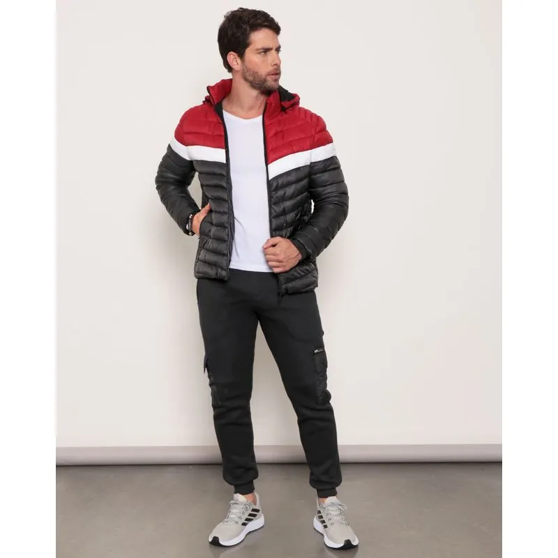 Calça Moletom Masculina Jogger com Bolsos Cargo Preta G