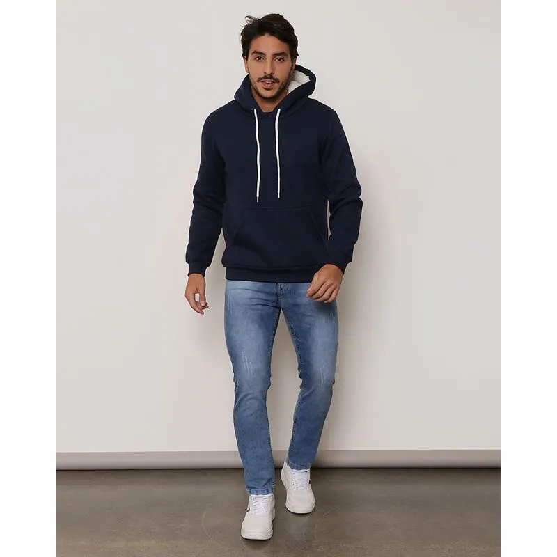 Calça Jeans Masculina Slim Azul 42