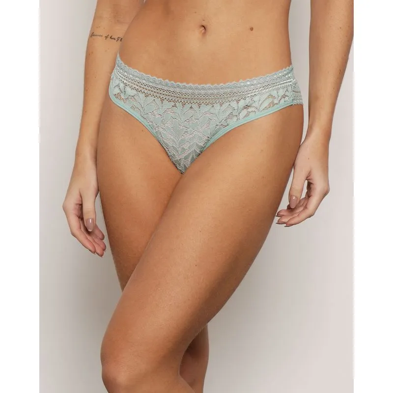 Calcinha Feminina Biquíni Renda Verde G