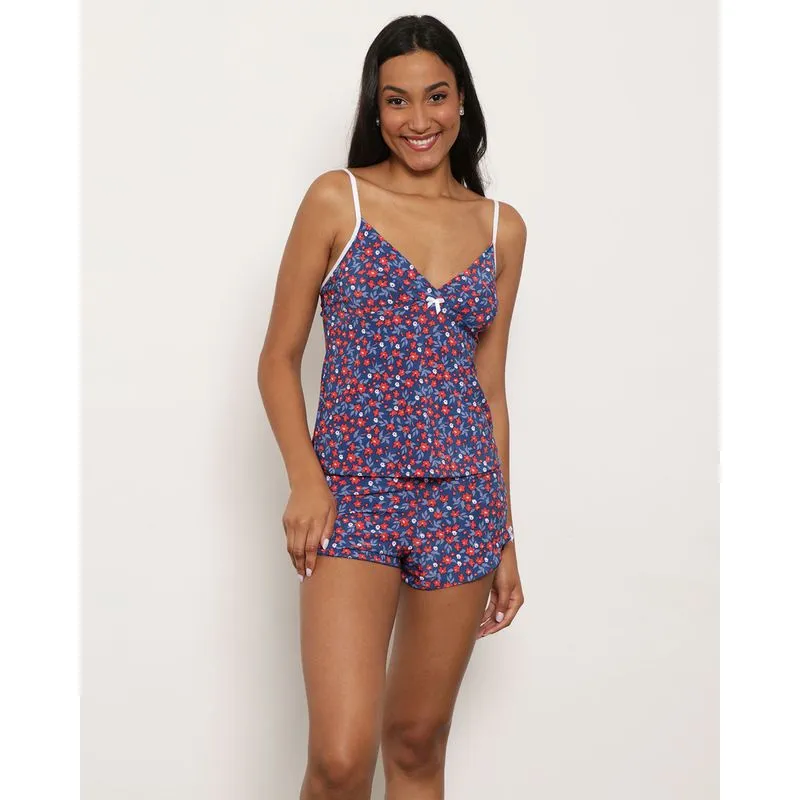 Short Doll Feminino Liganete Estampado Cores Sortidas GG