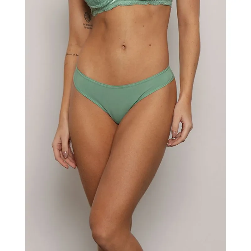 Calcinha Feminina Fio Duplo Verde GG