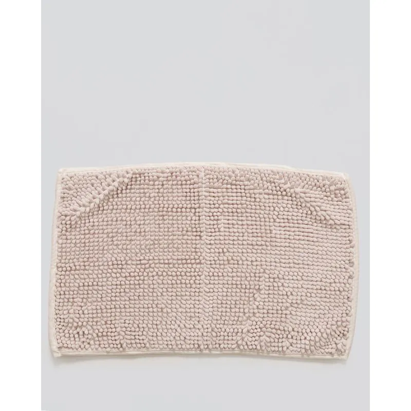 Tapete Bolinha Antiderrapante 38cm x 58cm Bege Claro UN