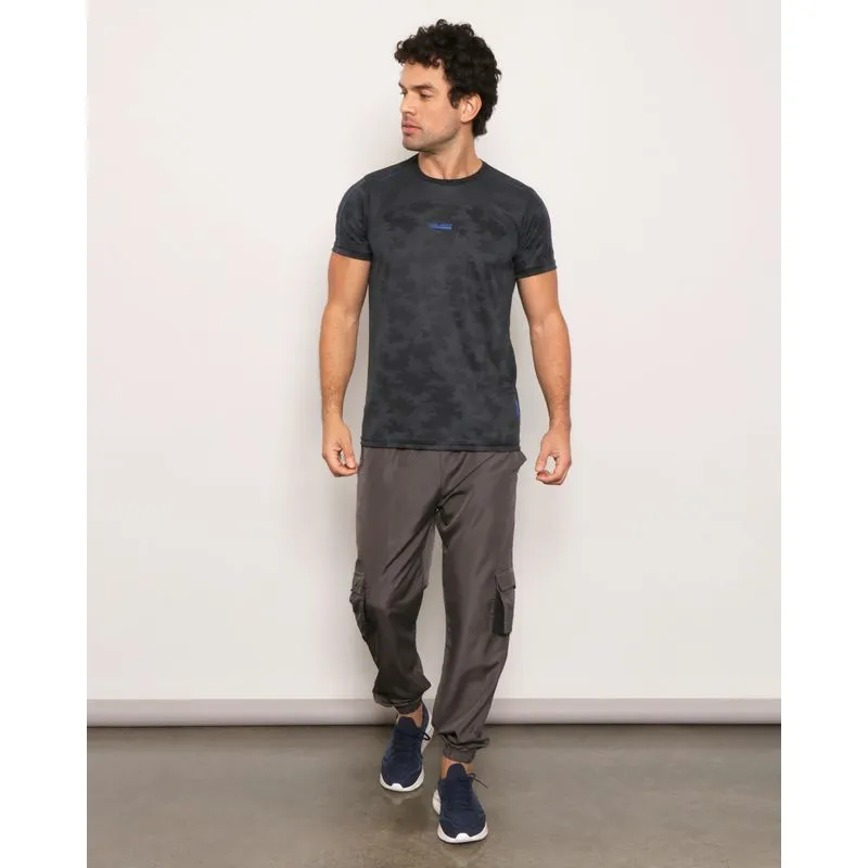 Calça Masculina Cargo Ajuste Jogger Marrom P