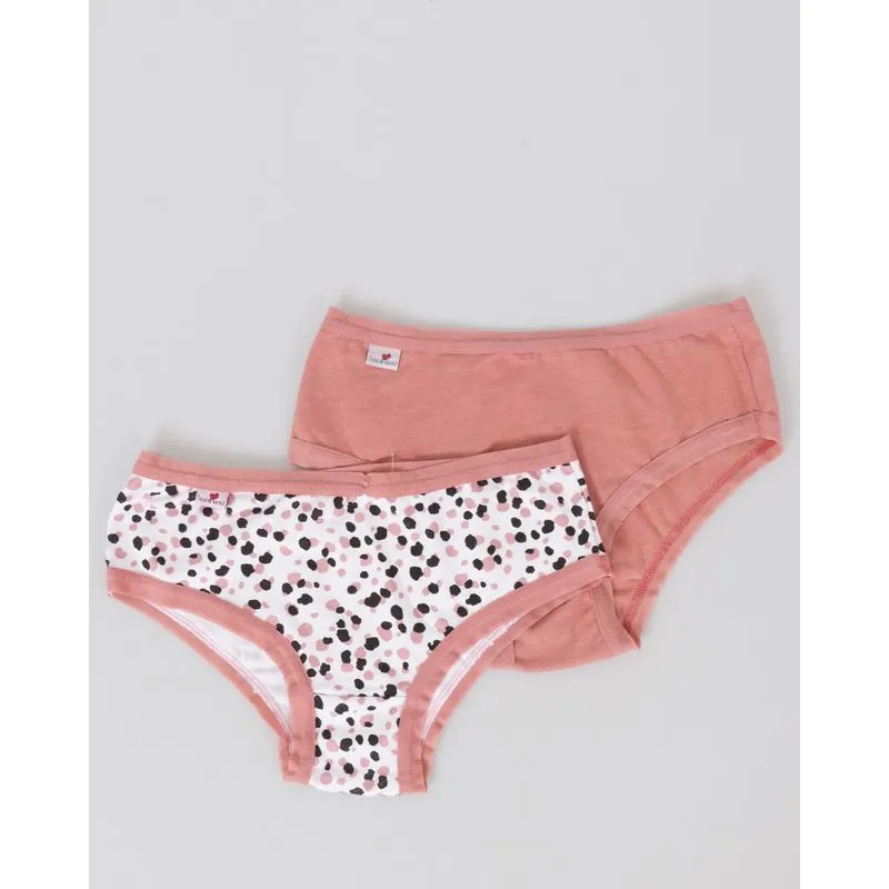 Kit 2 Calcinhas Feminina Caleçon Estampada Cor Sortida GG