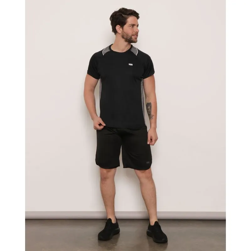 Bermuda Masculina Esportiva Com Bolso Posterior Preta P