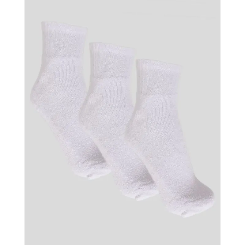 Kit 6 Pares Meia Masculina Cano Curto Fitter Branca 39 A 43