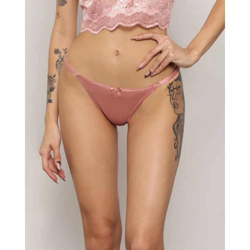 Calcinha Feminina String Renda Rosa G