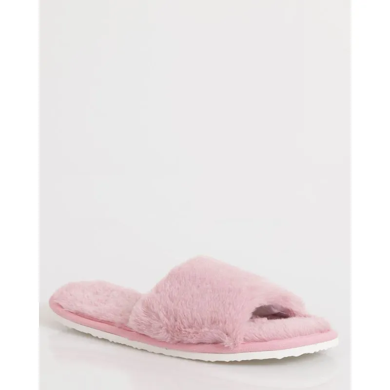 Pantufa Feminina Pelúcia Rosa 39/40