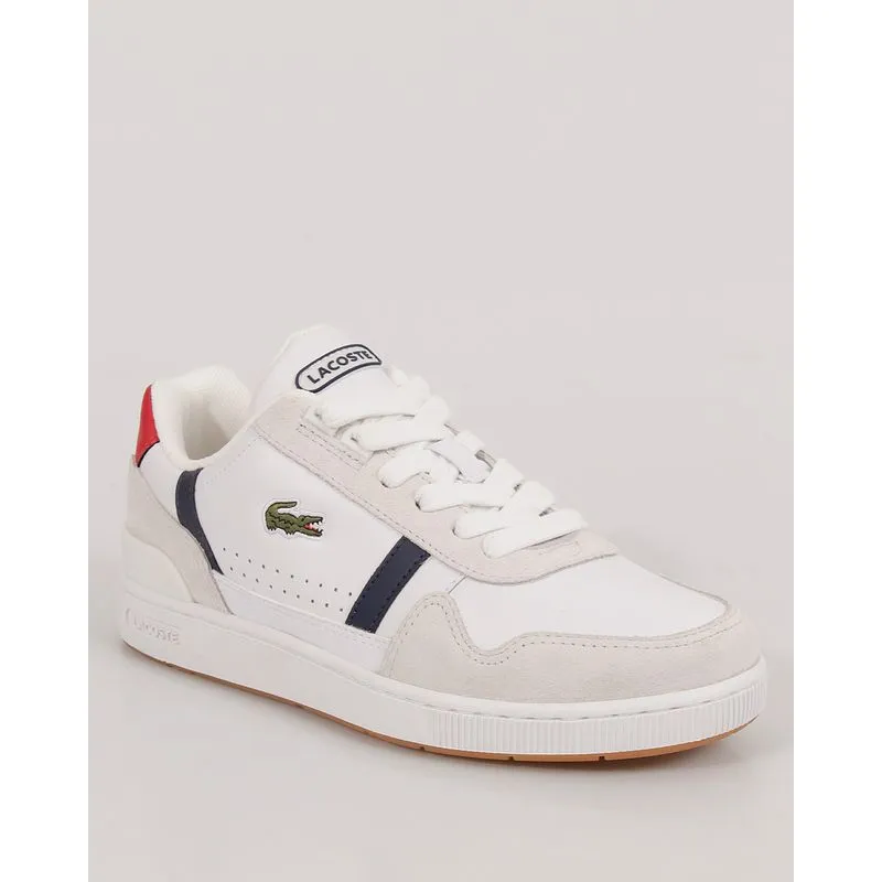 Tênis Feminino TClip Lacoste em Couro Branco 38