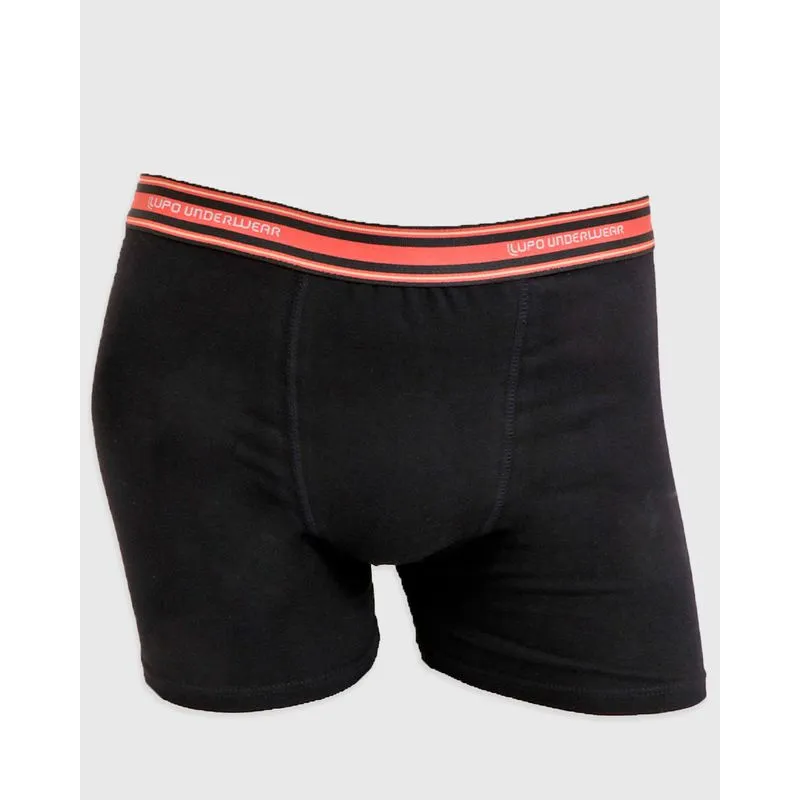 Cueca Masculina Boxer Lupo Preta M