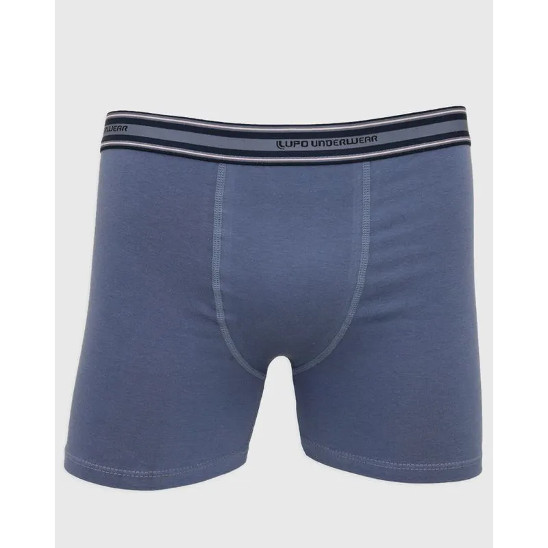 Cueca Masculina Boxer Lupo Azul P
