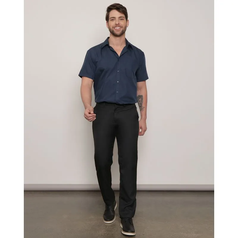 Calça Social Masculina Slim Preta 42