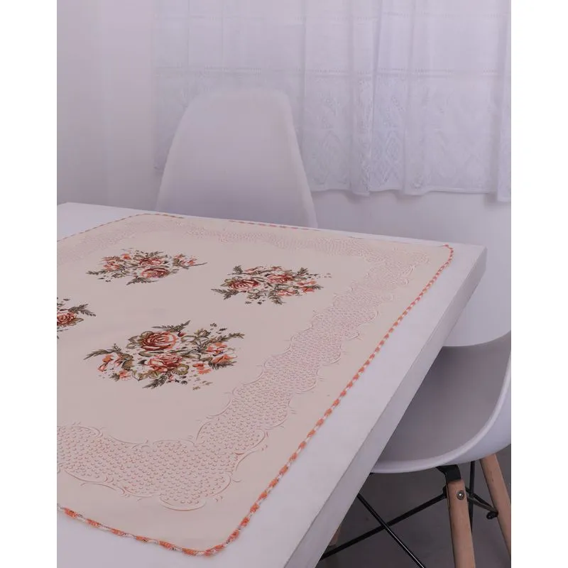 Toalha de Mesa Chá 65cmx90cm Laranja Claro UN