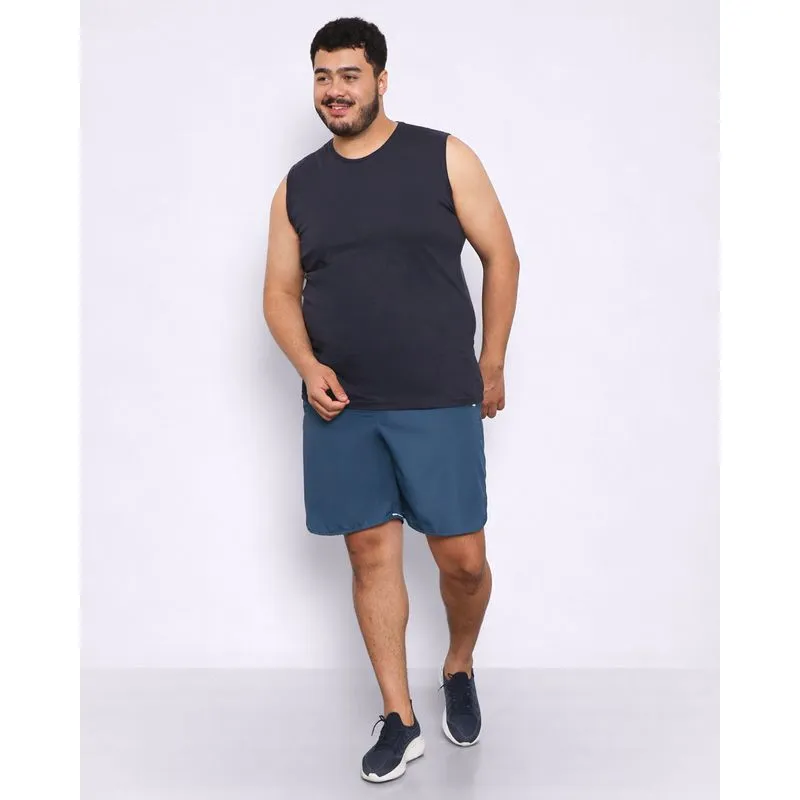 Bermuda Esportiva Plus Size Masculina com Bolsos Marinho G1