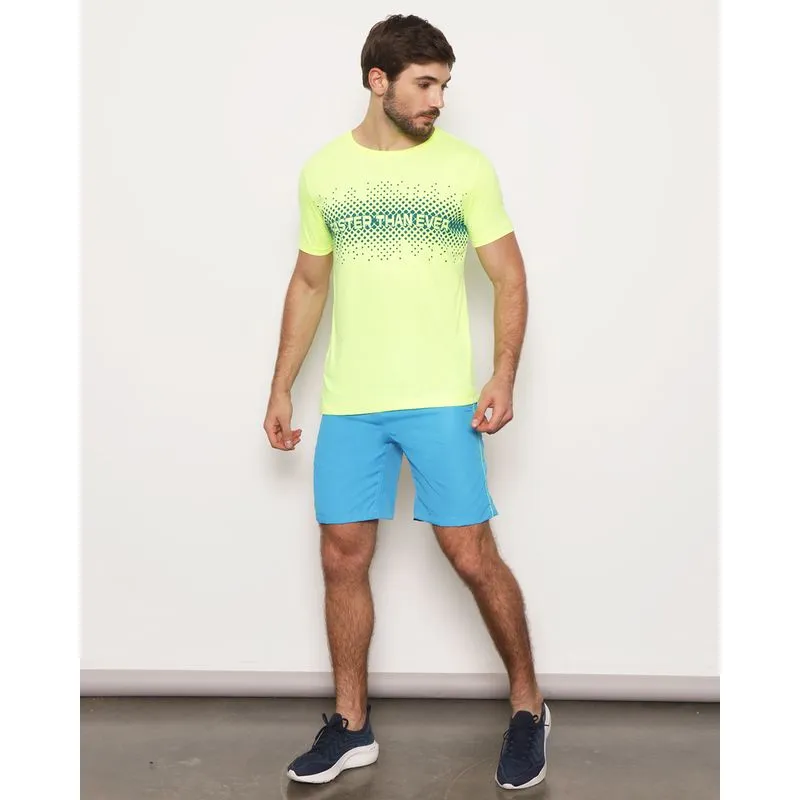 Bermuda Esportiva Masculina Reta Azul GG