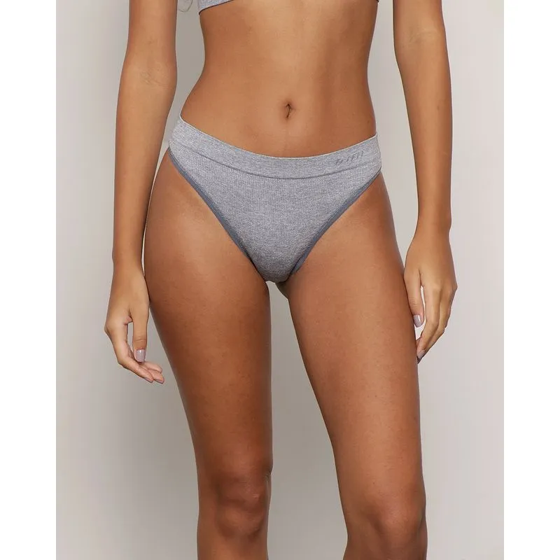 Calcinha Feminina Trifil Canelada Biquíni Cinza M