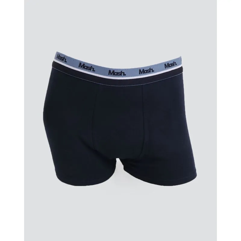 Cueca Masculina Boxer Mash Elástico com Listra Marinho M