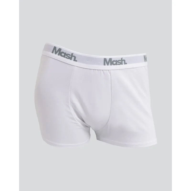 Cueca Masculina Mash Boxer Algodão Branca GG