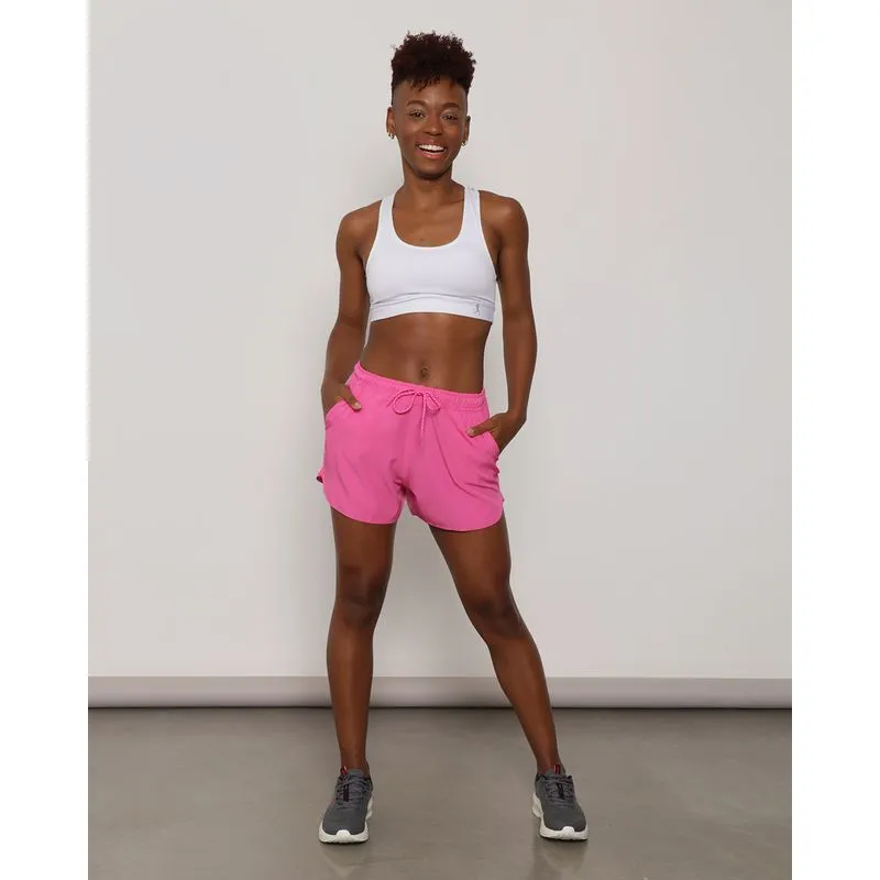 Short Feminino Fitness Boxer Rosa GG