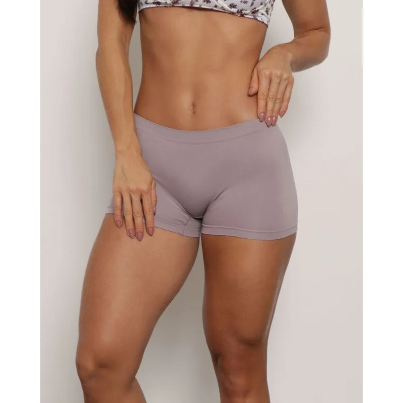 Calcinha Feminina Boxer Sem Costura Rosa G