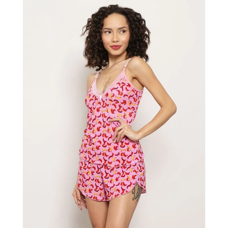 Short Doll Feminino Liganete Estampado Cores Sortidas P