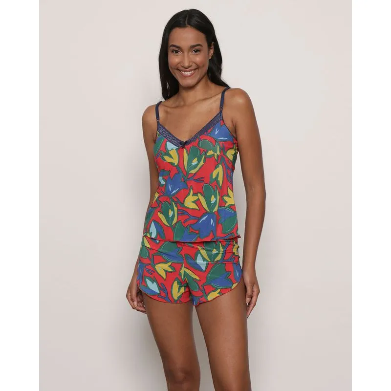 Short Doll Feminino Curto Alcinha Liganete Estampa e Cor Sortida P