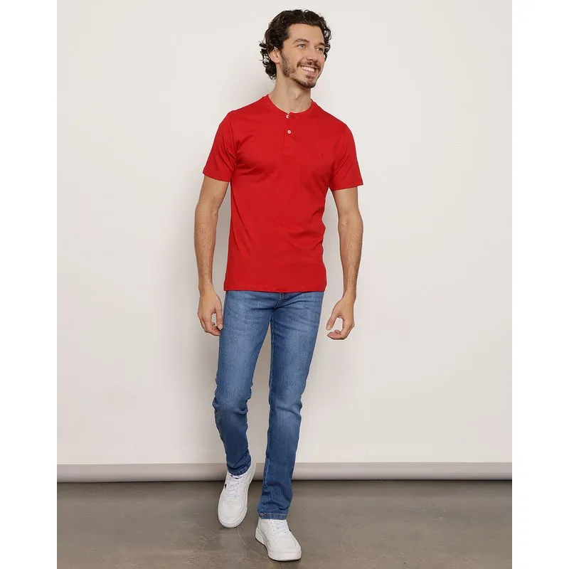 Calça Jeans Masculina Vizzy Slim Estonada Azul 46