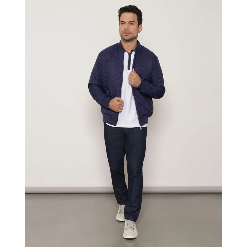 Calça Jeans Masculina Reta Azul 46