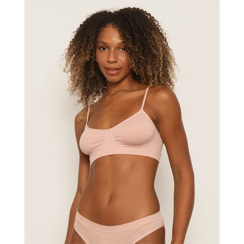 Sutiã Feminino Top Sem Bojo Rosa G