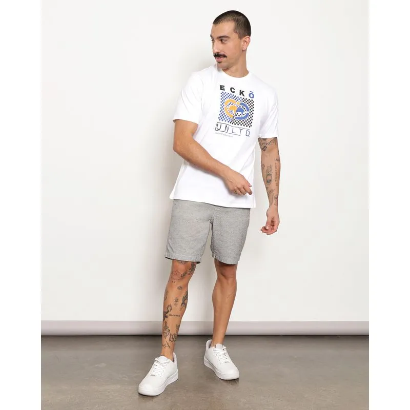 Bermuda Masculina Sarja Botonê Com Bolso Cinza 36