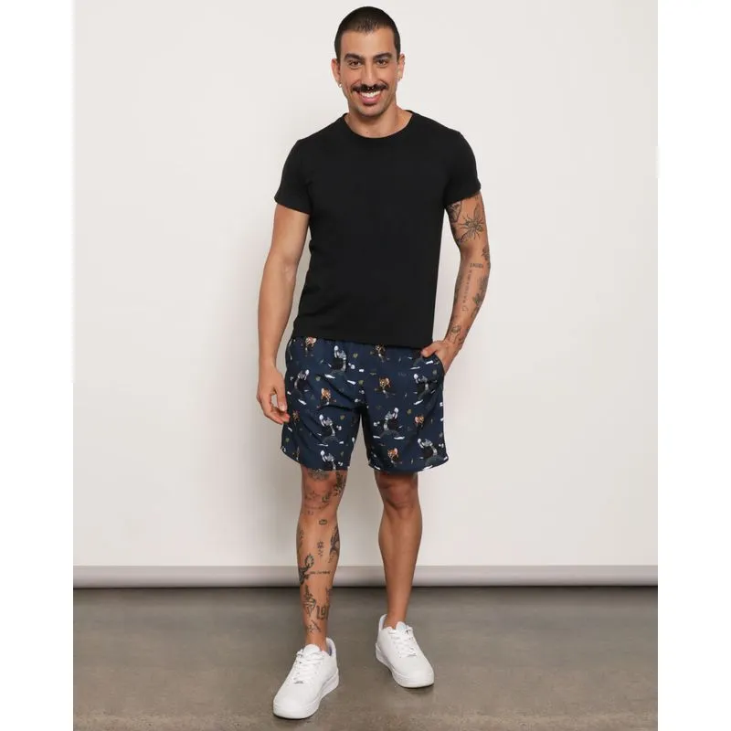 Bermuda Masculina Reta Warner Tom & Jerry Marinho G
